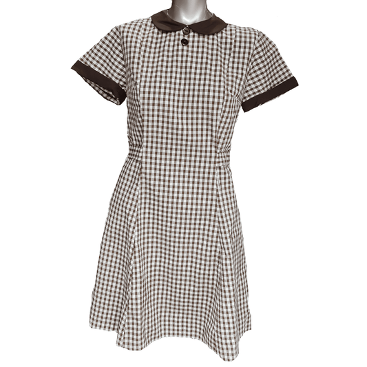 CLARENDON PRIMARY SCHOOL DRESS BROWN
