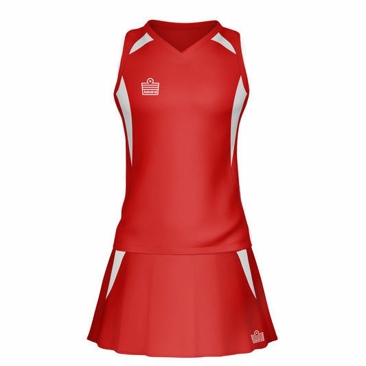 ADMIRAL EMMA FULL NETBALL KIT RED / WHITE