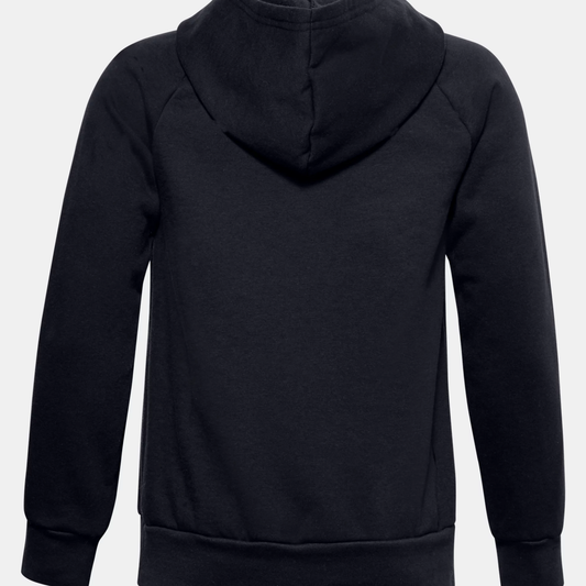UNDER ARMOUR RIVAL FLEECE BIG LOGO HOODIE JACKET JUNIOR