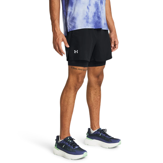 UNDER ARMOUR LAUNCH 5'' 2-IN-1 SHORTS MENS