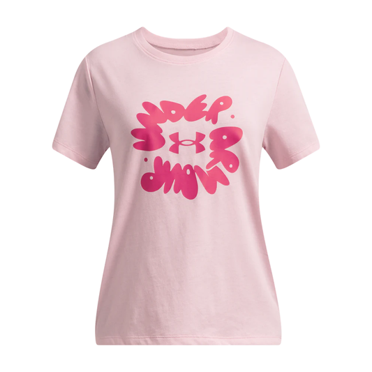 UNDER ARMOUR BUBBLE WORKMARK SHORT SLEEVE TEE JUNIOR