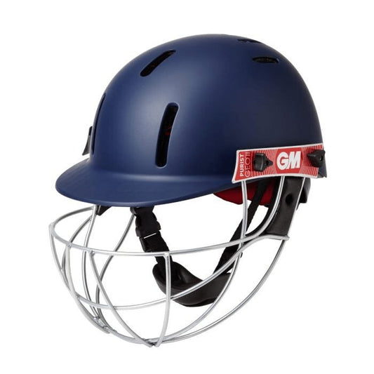 GUNN & MOORE PURIST GEO CRICKET HELMET NAVY