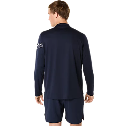 ASICS ICON LONG SLEEVE 1/2 ZIP TOP MENS