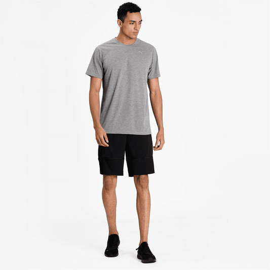 PUMA PERFORMANCE HEATHER SHORT SLEEVE RUNNING TEE MENS