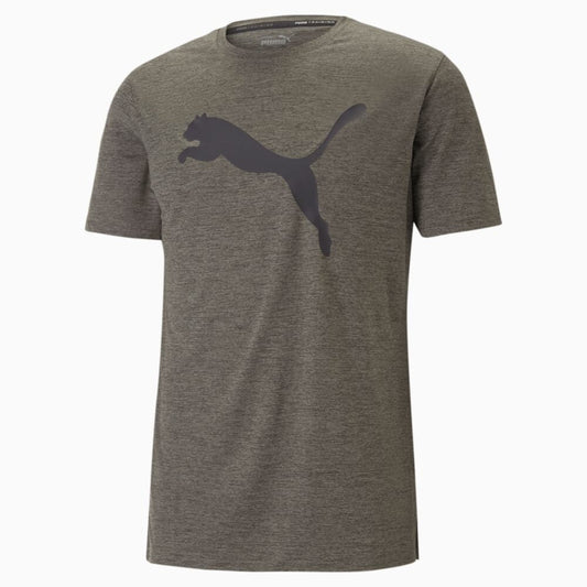 PUMA FAVOURITE HEATHER CAT TRAINING SHORT SLEEVE TEE MENS