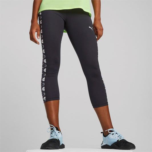PUMA FAVORITE PRINTED 3/4 TRAINING LEGGINGS TIGHTS LADIES