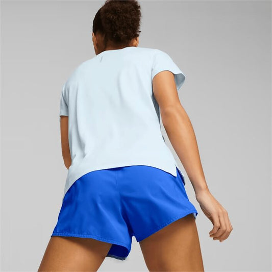 PUMA RUN FAVOURITE HEATHER RUNNING SHORT SLEEVE TEE LADIES