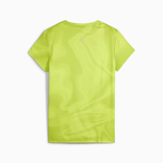 PUMA RUN FAVORITE AOP SHORT SLEEVE TEE LADIES