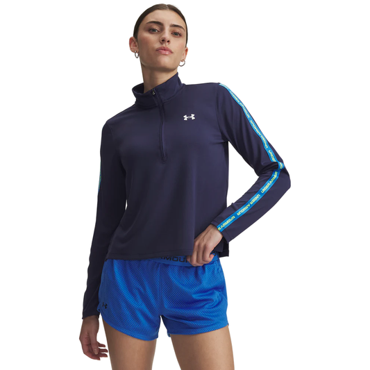 UNDER ARMOUR TECH WM TAPE LONG SLEEVE TOP LADIES
