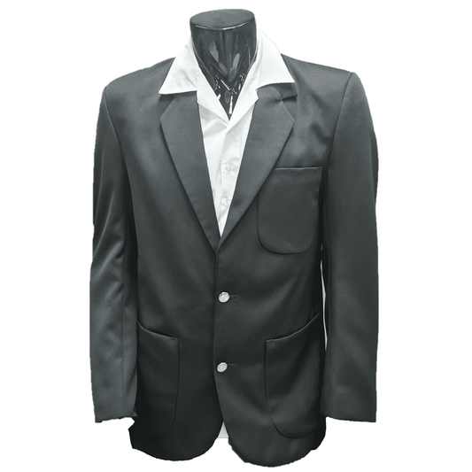 PLAIN SCHOOL BLAZER NO BADGE BLACK