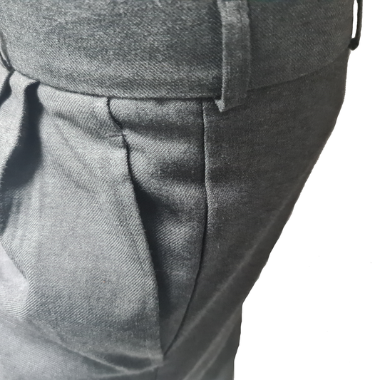PLAIN GREY SCHOOL PANT