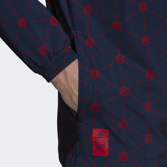 ADIDAS ARSENAL WINDBREAKER HOODIE JACKET 22/23 MENS