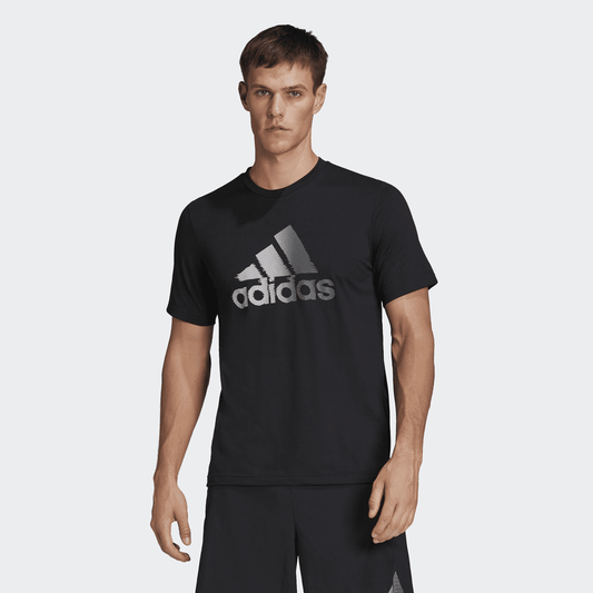 ADIDAS AEROREADY DESIGNED TO MOVE SPORT LOGO TEE MENS