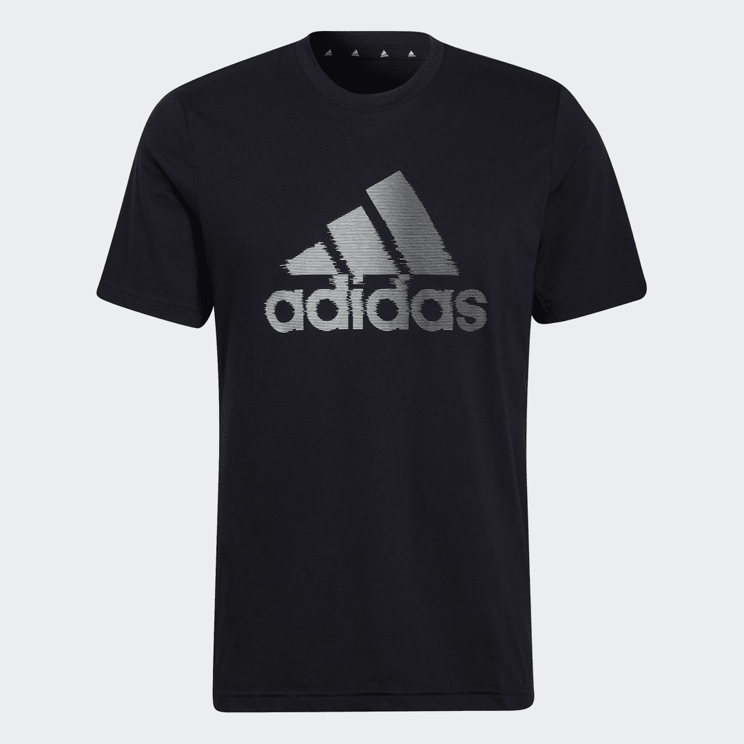 ADIDAS AEROREADY DESIGNED TO MOVE SPORT LOGO TEE MENS – Poobie