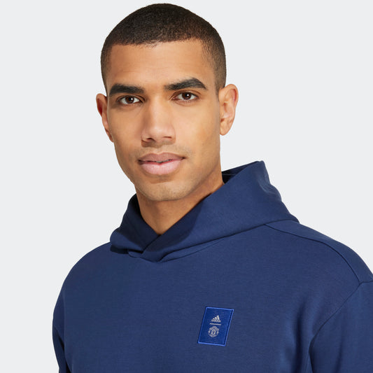 ADIDAS MANCHESTER UNITED SEASONAL DOUBLEKNIT HOODIE JACKET 24/25 MENS