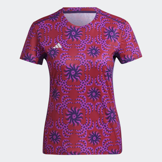 ADIDAS ADIZERO X FARM SHORT SLEEVE TEE LADIES