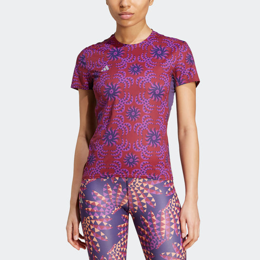 ADIDAS ADIZERO X FARM SHORT SLEEVE TEE LADIES