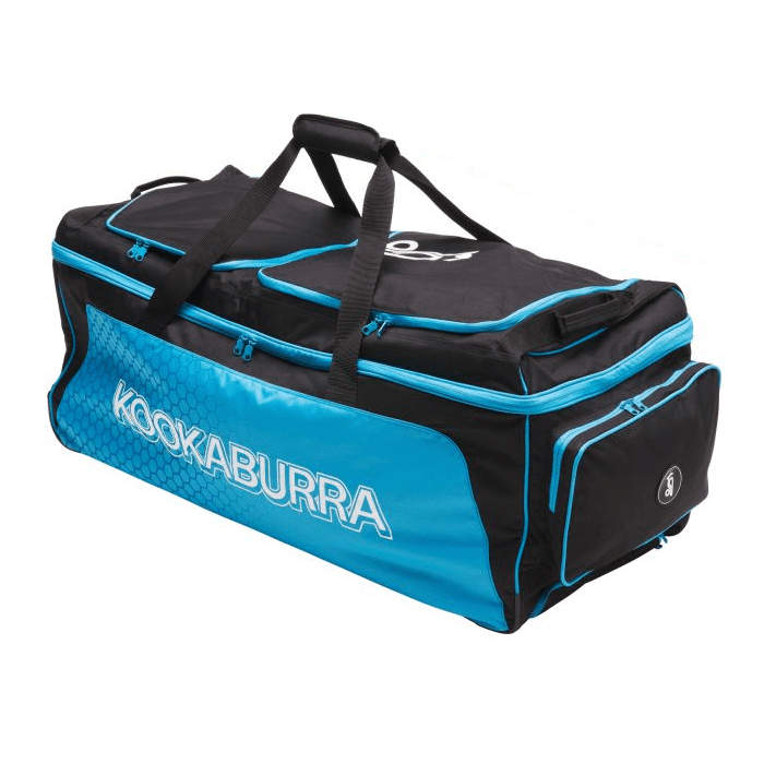 KOOKABURRA PRO 1.0 WHEELIE CRICKET BAG BLACK / BLUE – Poobie Naidoo's