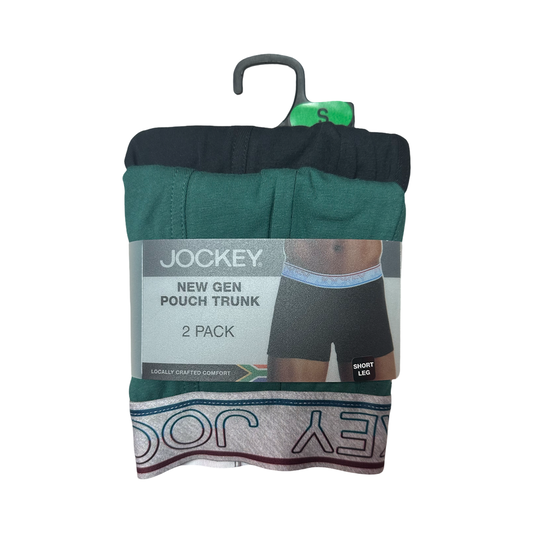 JOCKEY 2 PACK NEW GEN SHORT LEG TRUNK UNDERWEAR MENS