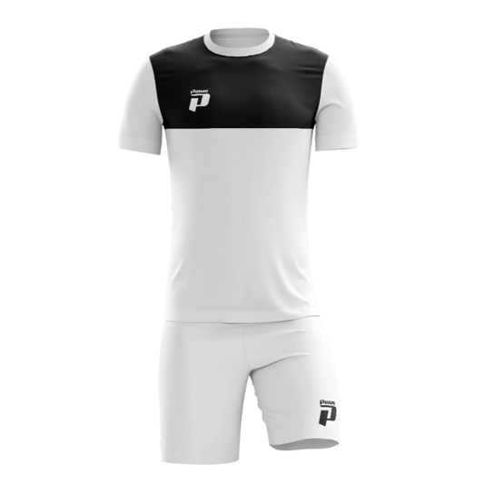 PRIMO ROMA 25 FULL SOCCER KIT WHITE / BLACK