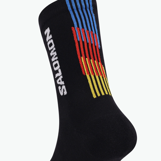 SALOMON PULSE RACE FLAG CREW SOCK