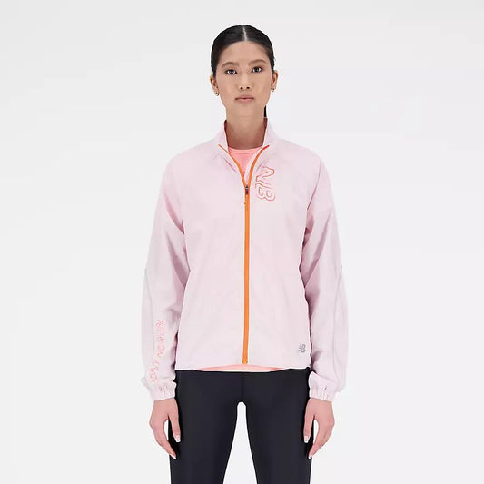 NEW BALANCE PRINTED IMPACT RUN PACKABLE JACKET LADIES