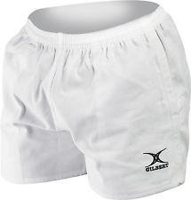 GILBERT TAGGED RUGBY SHORTS WHITE