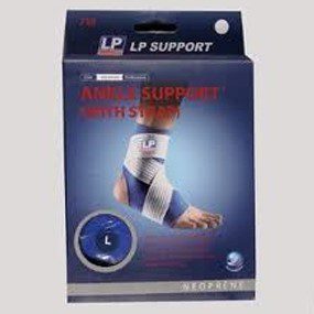 LP ANKLE SUPPORT WHITE STRAP
