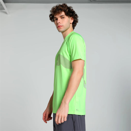 PUMA TRAIN ALL DAY BIG CAT SHORT SLEEVE TEE MENS