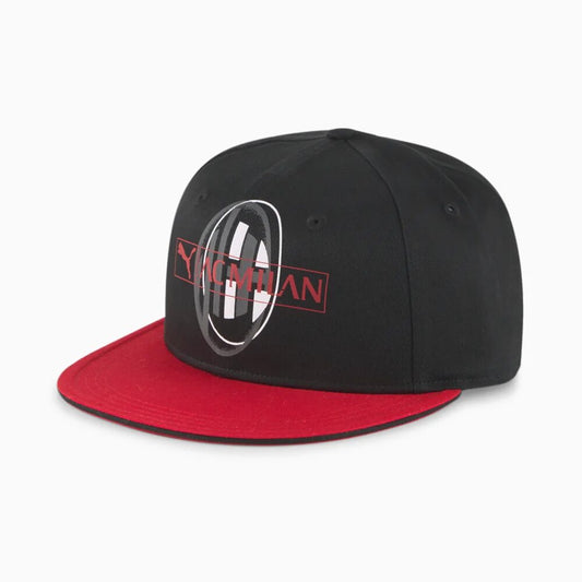PUMA AC MILAN FTBLLEGACY FLAT BRIM CAP MENS
