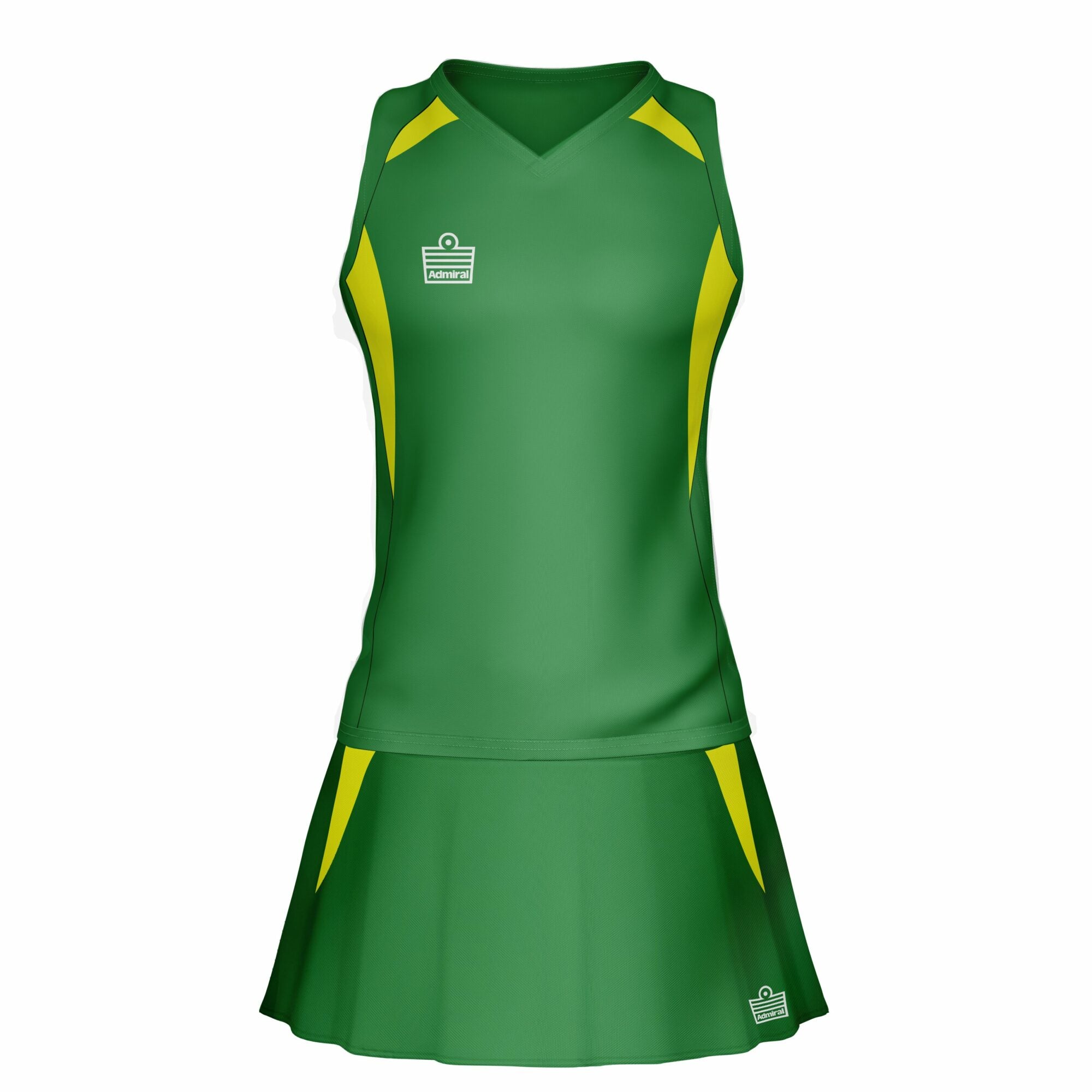 ADMIRAL EMMA FULL NETBALL KIT EMERALD / GOLD – Poobie Naidoo's