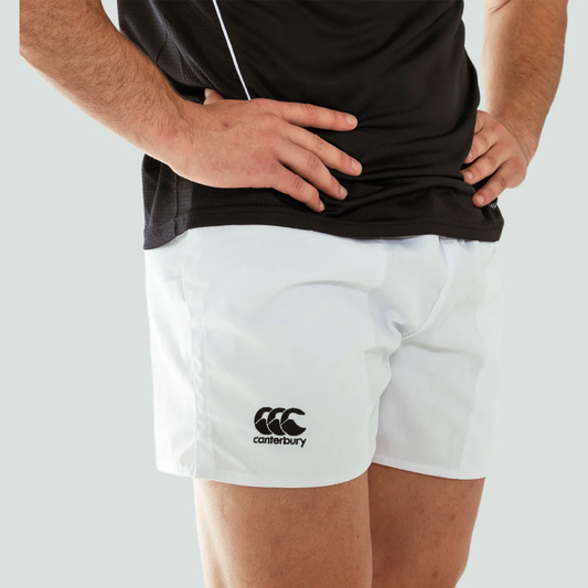 CANTERBURY TEAM SPORT RUGBY SHORTS WHITE
