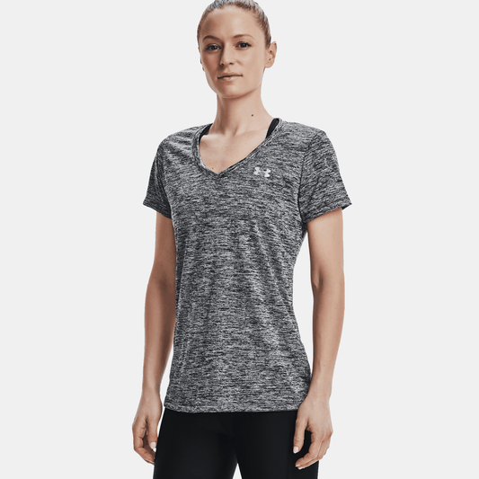 UNDER ARMOUR TECH V-NECK TWIST SHORT SLEEVE TEE LADIES