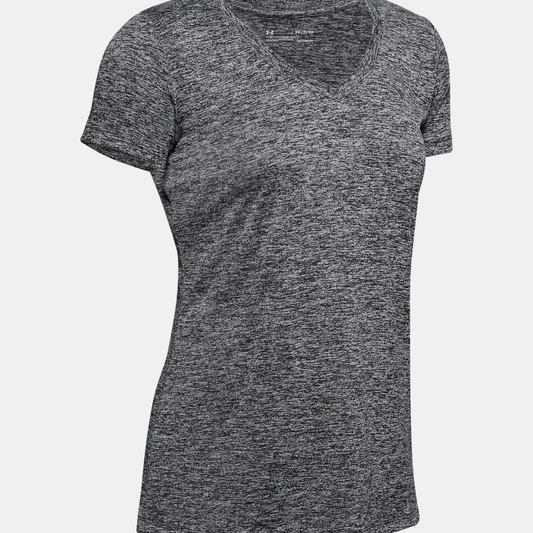UNDER ARMOUR TECH V-NECK TWIST SHORT SLEEVE TEE LADIES