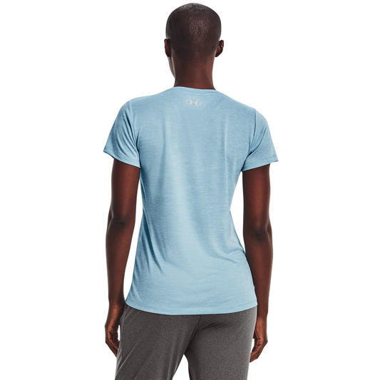 UNDER ARMOUR TECH V-NECK TWIST SHORT SLEEVE TEE LADIES