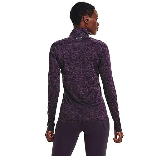 UNDER ARMOUR TECH TWIST 1/2 ZIP LONG SLEEVE TOP LADIES