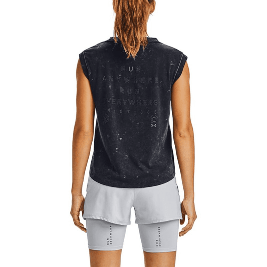 UNDER ARMOUR RUN ANYWHERE SHORT SLEEVE TEE LADIES