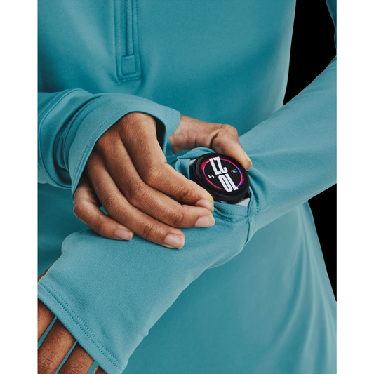 UNDER ARMOUR QUALIFIER RUN 2.0 1/2 ZIP LONG SLEEVE TOP LADIES