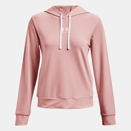 UNDER ARMOUR RIVAL TERRY HOODIE JACKET LADIES