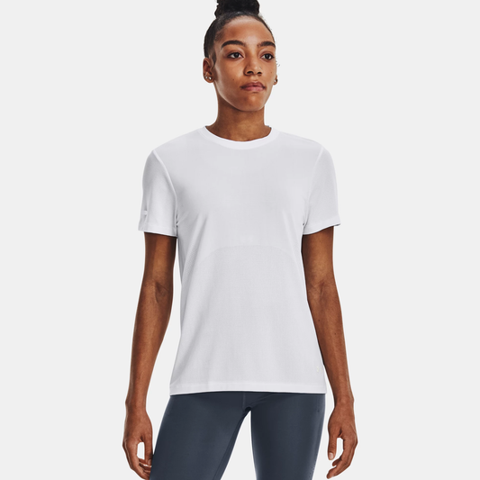 UNDER ARMOUR SEAMLESS STRIDE SHORT SLEEVE TEE LADIES