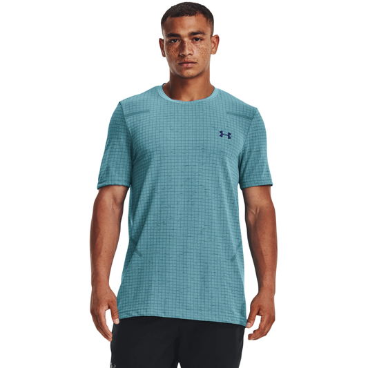 UNDER ARMOUR SEAMLESS GRID SHORT SLEEVE MENS