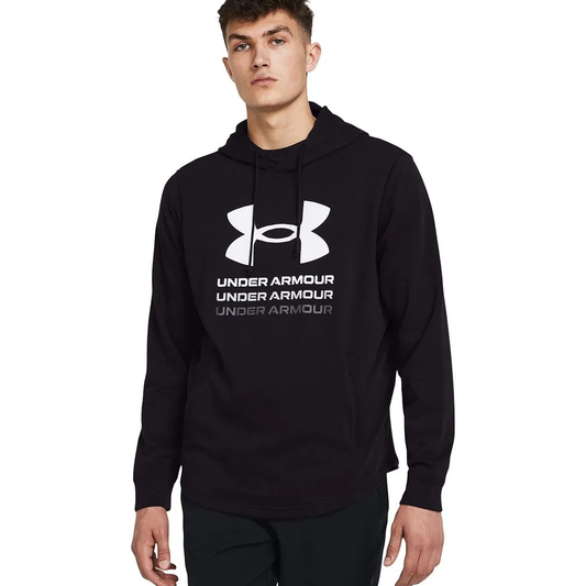 UNDER ARMOUR RIVAL TERRY GRAPHIC HOODIE JACKET MENS