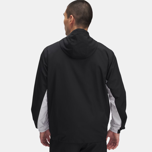 UNDER ARMOUR RIVAL WOVEN WINDBREAKER HOODIE JACKET MENS