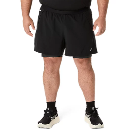 ASICS ROAD 2-IN-1 5INCH SHORTS MENS