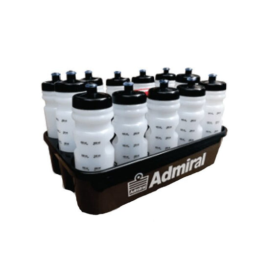 ADMIRAL PLASTIC WATER BOTTLE CARRIER WITH BOTTLES