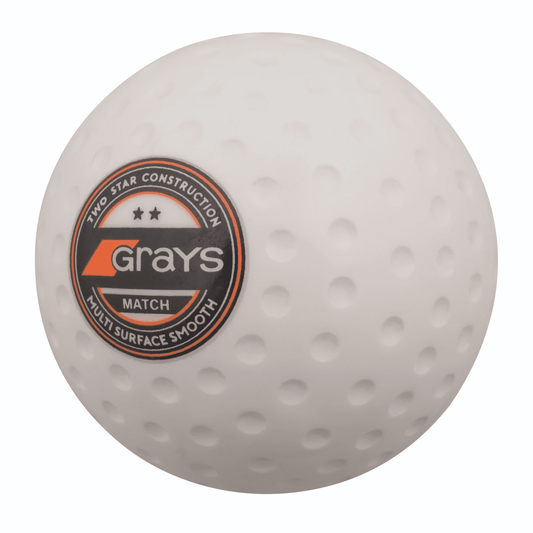 GRAYS MATCH DIMPLE HOCKEY BALL WHITE