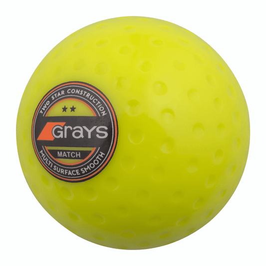 GRAYS MATCH DIMPLE HOCKEY BALL YELLOW