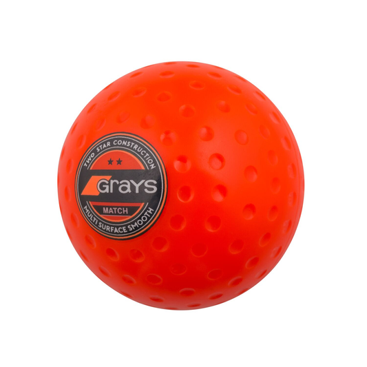GRAYS MATCH DIMPLE HOCKEY BALL ORANGE