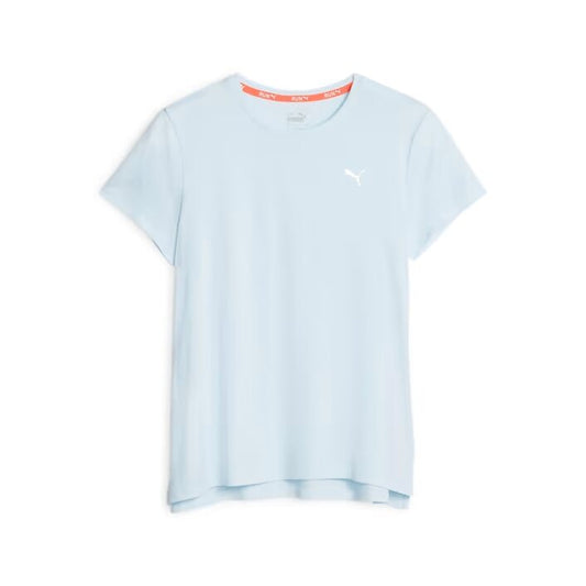 PUMA RUN FAVOURITE HEATHER RUNNING SHORT SLEEVE TEE LADIES