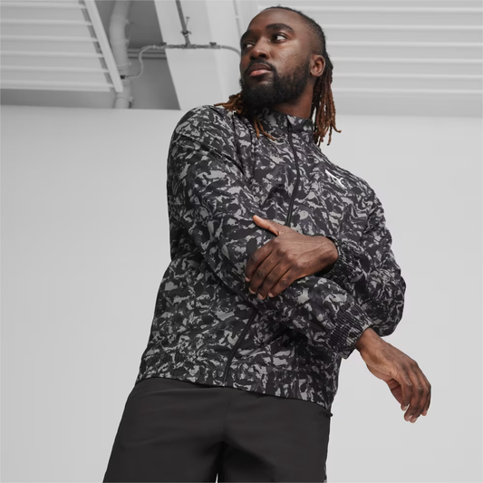 PUMA FIT AOP WOVEN JACKET MENS